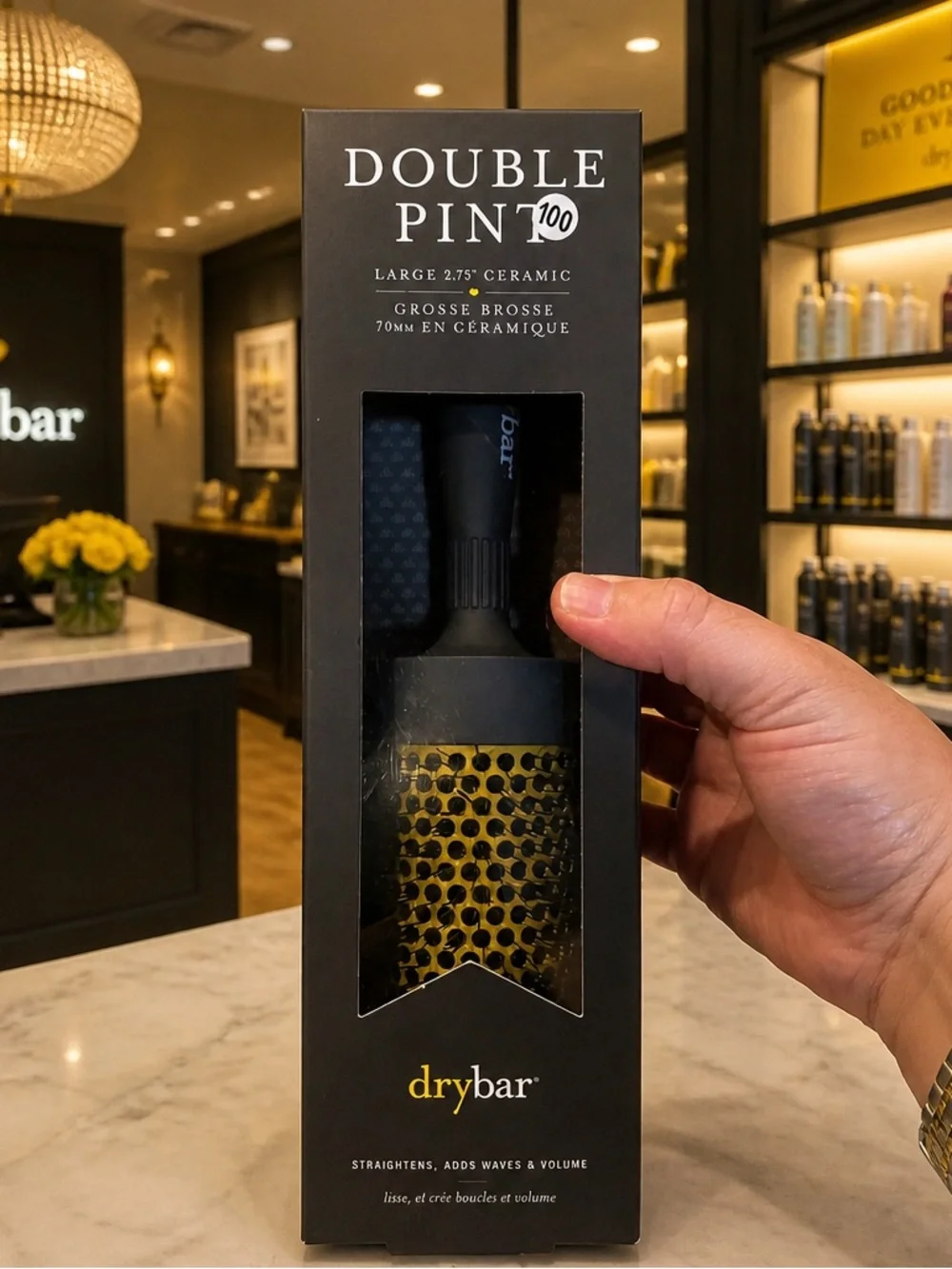 NEW DRY BAR Round Ceramic Brush